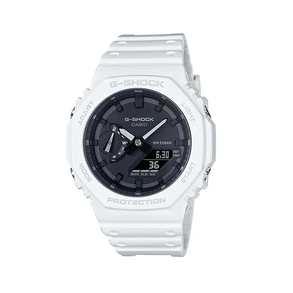 Casio G-Shock Analog-Digital White Band Watch for Men - GA-2100-7ADR