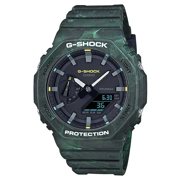 CASIO G-SHOCK Special Color Analog-Digital Watch - GA-2100FR-3ADR