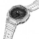 CASIO G-SHOCK Transparent Analog-Digital Watch - GA-2100SKE-7ADR