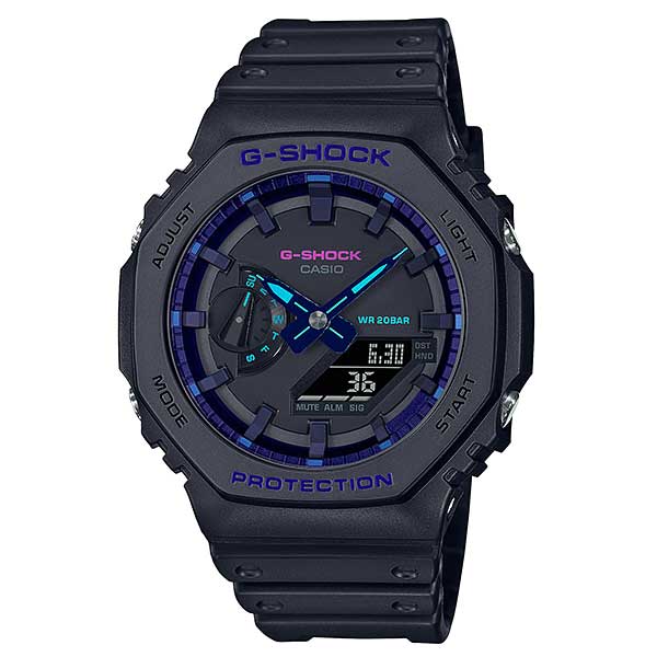 CASIO G-SHOCK Special Color Analog-Digital Watch - GA-2100VB-1ADR