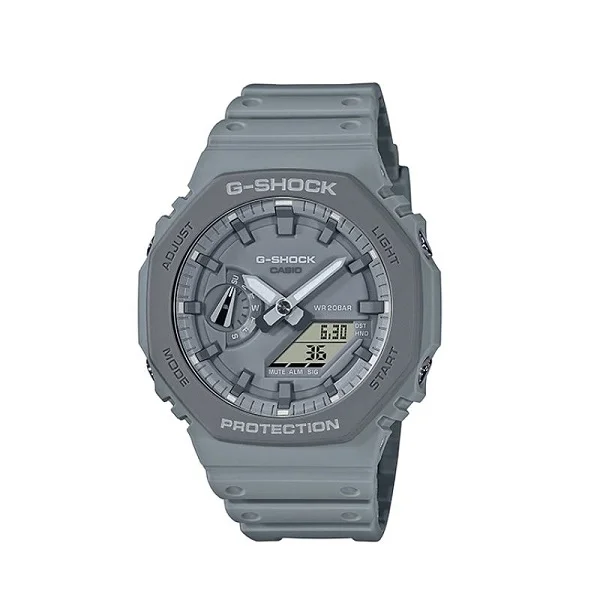 Casio G-Shock Grey Dial Analog-Digital Watch for Men - GA-2110ET-8ADR