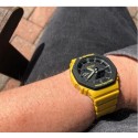 CASIO G-Shock Analog-Digital Men's Watch, Yellow - GA-2110SU-9ADR