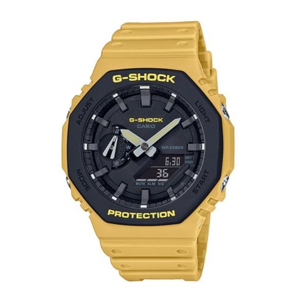 CASIO G-Shock Analog-Digital Men's Watch, Yellow - GA-2110SU-9ADR
