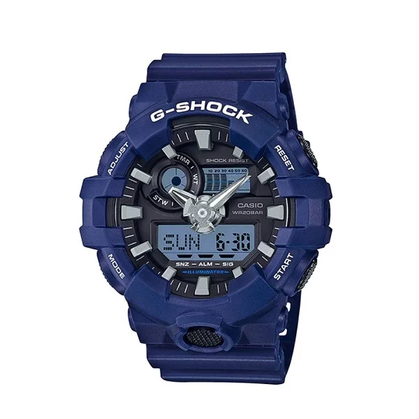 Casio G-Shock Blue Band Sport Watch for Men - GA-700-2ADR