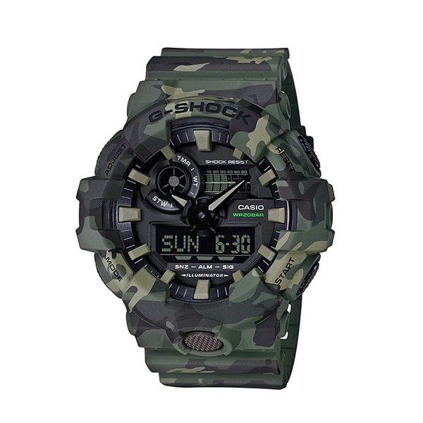 Casio G-Shock Analog-Digital Sport Watch for Men - GA-700CM-3ADR