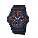 Casio G-Shock Black Band Analog-Digital Watch for Men - GAS-100CT-1ADR