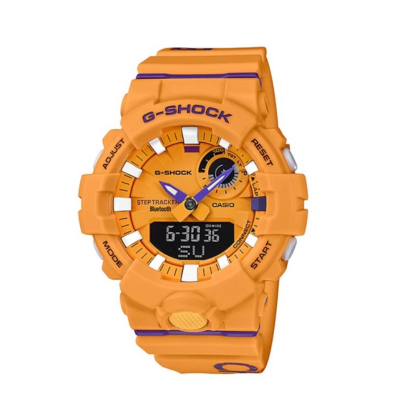Casio G-Shock G-Squad Sport Watch for Men, Orange - GBA-800DG-9ADR