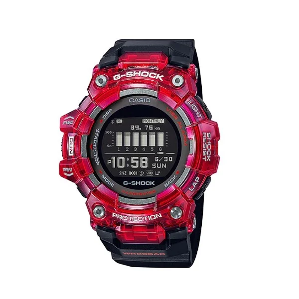 Casio G-Shock Black Band Watch for Men - GBD-100SM-4A1DR