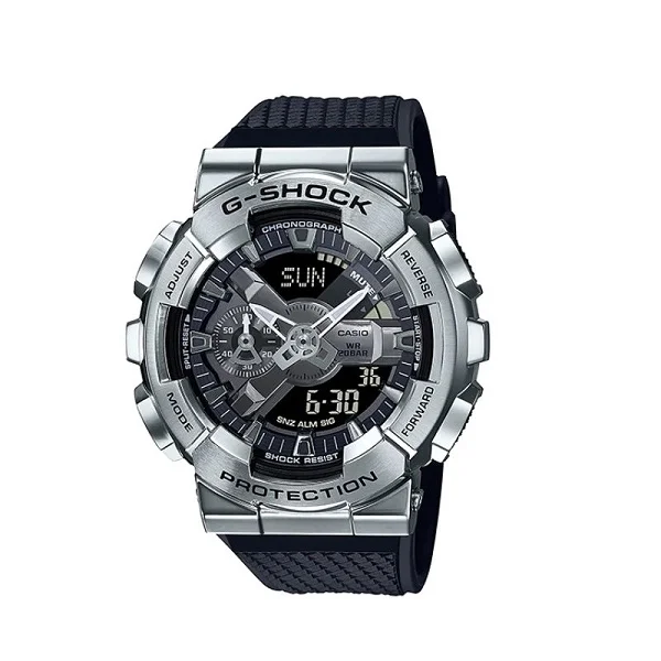 Casio G-Shock Metal Covered Analog-Digital Watch for Men - GM-110-1ADR