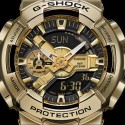 CASIO G-SHOCK Analog-Digital Gold Plated Watch - GM-110G-1A9DR