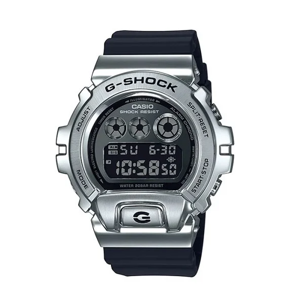 Casio G-Shock Silver Steel Digital Men's Watch - GM-6900-1DR