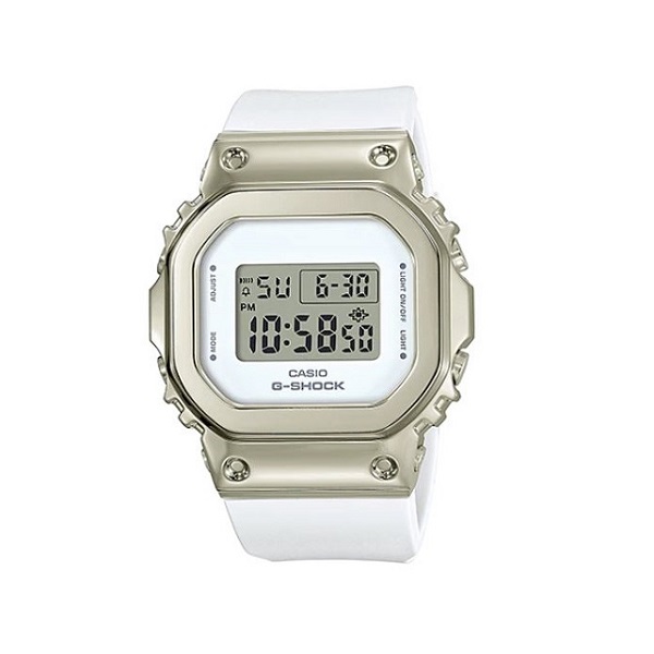 Casio G-Shock White Dial Digital Watch for Women - GM-S5600G-7DR