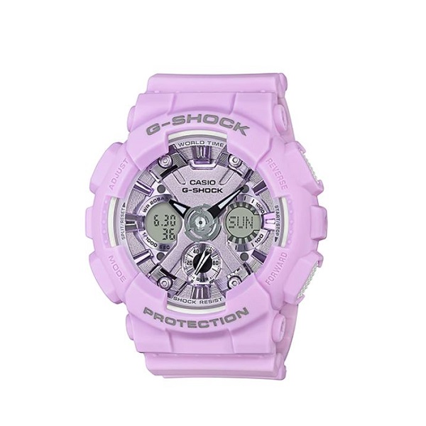 Casio G-Shock Purple Dial Analog-Digital Watch for Women - GMA-S120DP-6ADR
