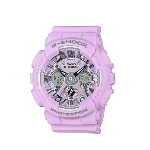 Casio G-Shock Purple Dial Analog-Digital Watch for Women - GMA-S120DP-6ADR