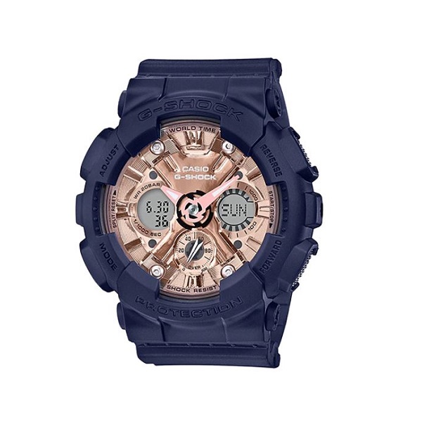 Casio G-Shock Analog-Digital Watch for Women - GMA-S120MF-2A2DR