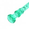 مسجل سوبرانو، فلوت بلاستيكي شفاف 8 فتحات مع عصا تنظيف للمبتدئين، لون اخضر من سوان -SW-8KT-GREEN