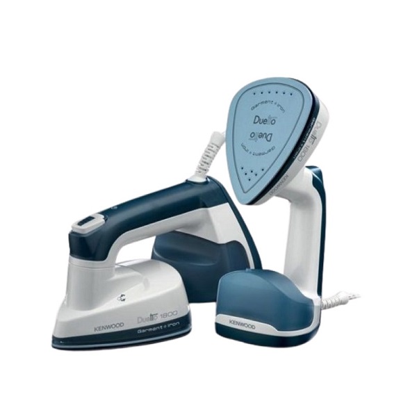 Kenwood Steam Iron and Steamer 1000Watts, White/Blue - GSP40.000WB