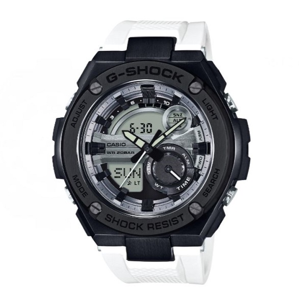 Casio G-Shock G-Steel White Band Men's Watch - GST-210B-7ADR