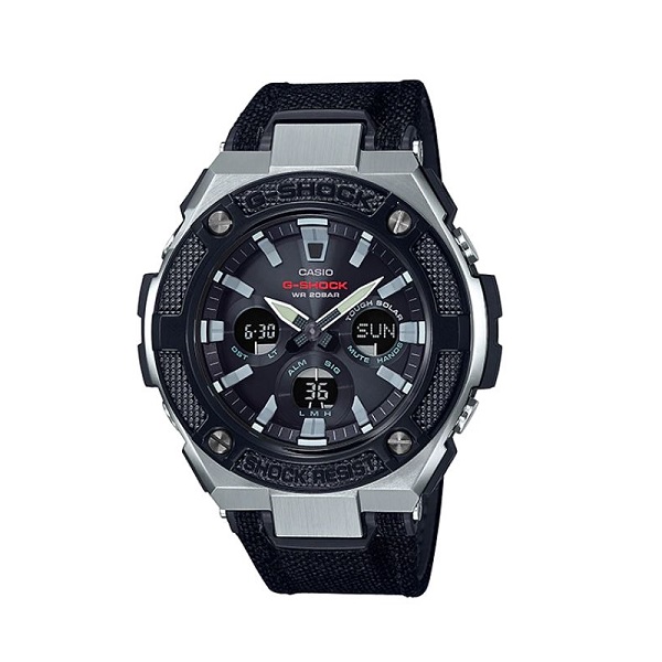 Casio G-Shock G-Steel Leather Band Analog-Digital Watch for Men - GST-S330AC-1ADR