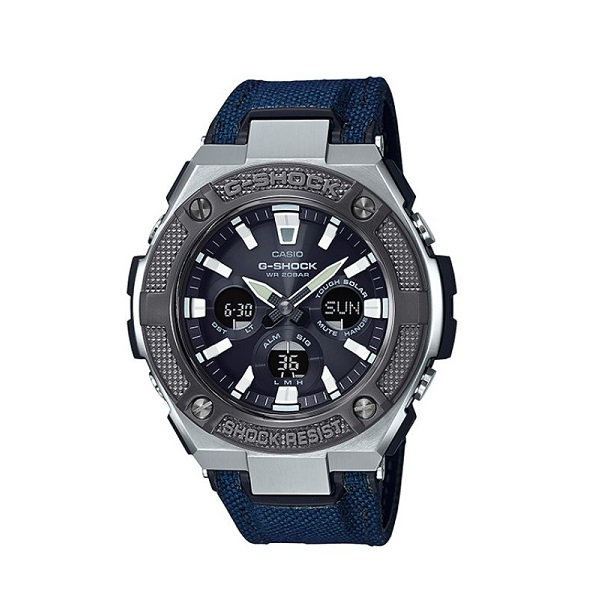 Casio G-Shock G-Steel Leather Band Analog-Digital Watch for Men - GST-S330AC-2ADR