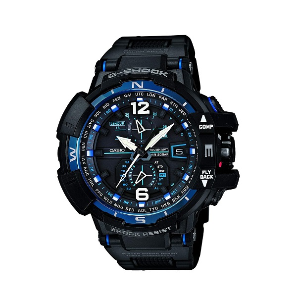 Casio G-Shock GravityMaster Triple G Tough Solar Watch for Men - GW-A1100FC-1ADR