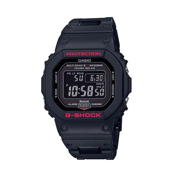 Casio G-Shock Standard Digital Watch for Men, Black - GW-B5600HR-1DR