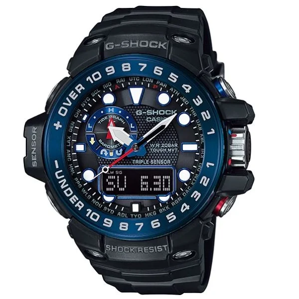 Casio G-Shock GulfMaster Analog-Digital Watch for Men - GWN-1000B-1BDR