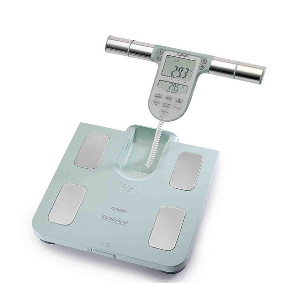 Omron Family Body Composition Monitor Scale, Turquoise - HBF-511-E