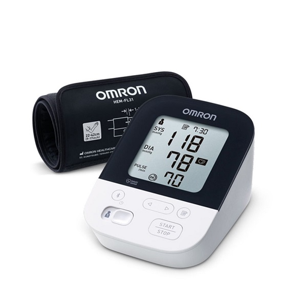 Omron M4 Intelli IT Upper Arm Blood Pressure Monitor - HEM-7155T-EBK