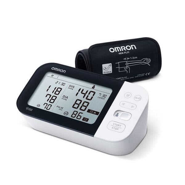 Omron M7 Intellli IT Automatic Upper Arm Blood Pressure Monitior System - HEM-7361T-EBK