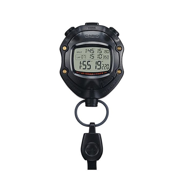 Casio Black Multi-function Handheld Stopwatch - HS-80TW-1DF