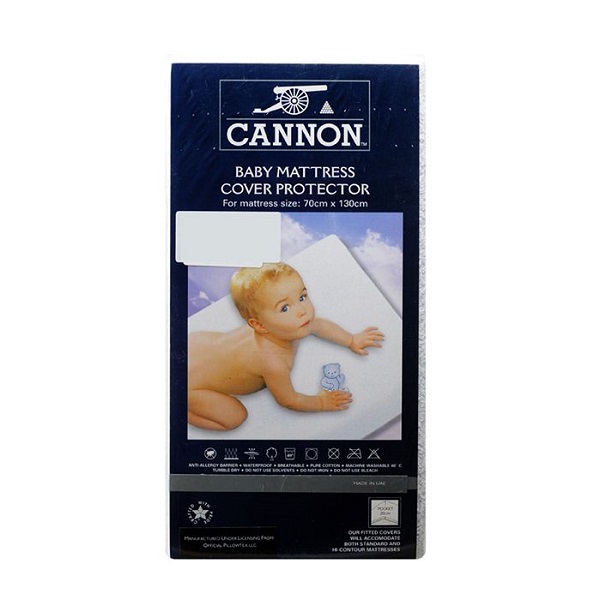 Cannon PVC Baby Mattress Protector 70x130cm - HT02058