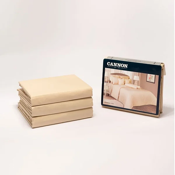 Cannon King Plain Duvet Cover Set of 4Pcs, Beige - HT02180-BEG