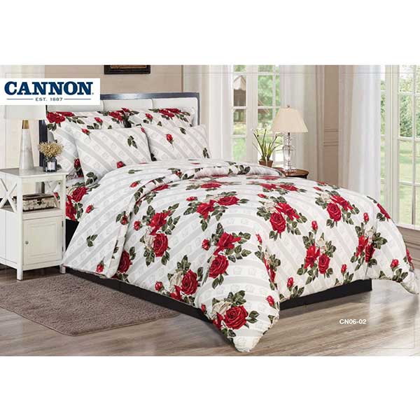 Cannon Single Printed Comforter Set of 4Pcs