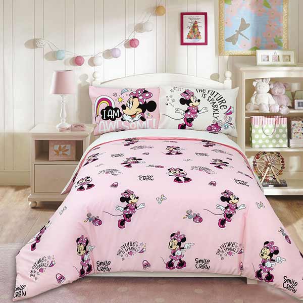 Disney Minnie Twin Comforter, Set of 3 Pieces - HT03173