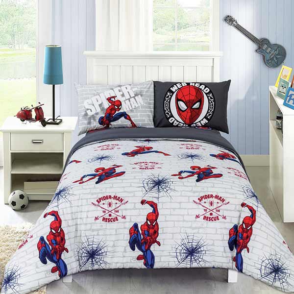 Marvel Spiderman Twin Comforter, Set of 3 Pieces - HT03210