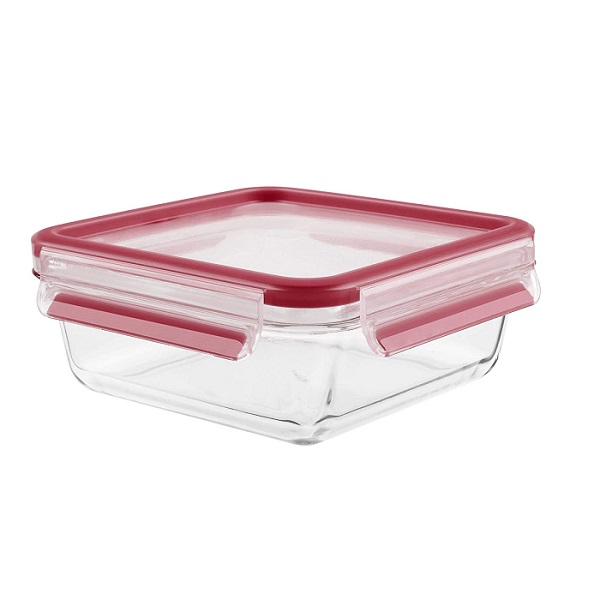 Tefal Masterseal Glass Square 0.9L Container - K3010312