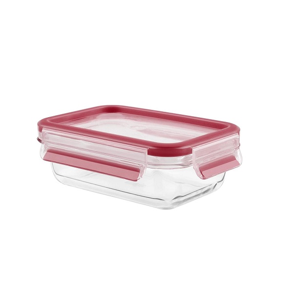 Tefal Masterseal Glass Rectangular 1.3L Container - K3010412