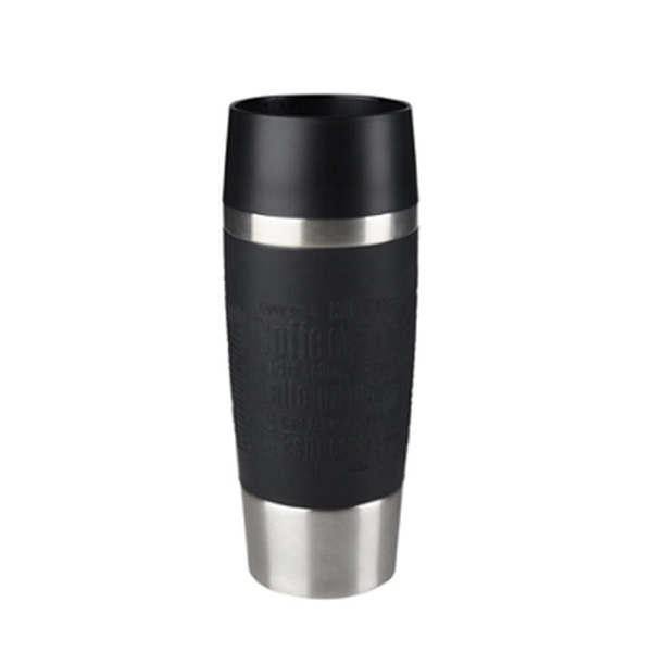 Tefal 0.36L Travel Mug, Black/Silver - K3081114