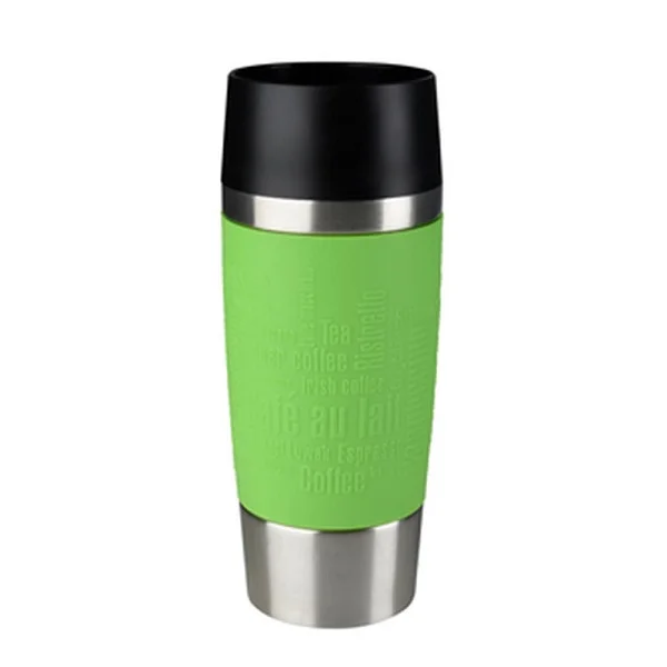 Tefal 0.36L Travel Mug, Lime/Silver - K3083114