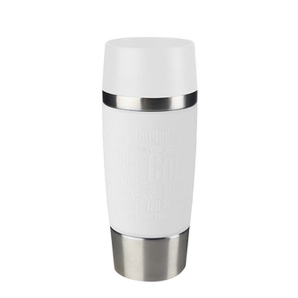 Tefal 0.36L Travel Mug, White/Silver - K3088114