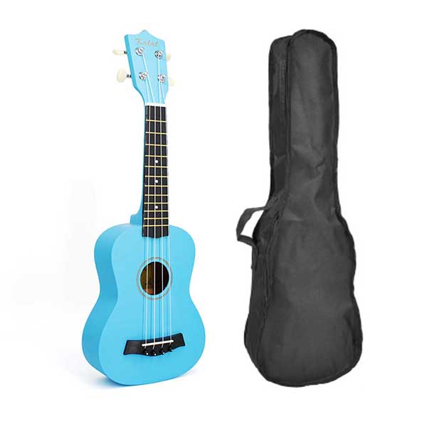 KALAT 21inch Soprano Ukulele Guitar, Blue - KL-UK21-BL