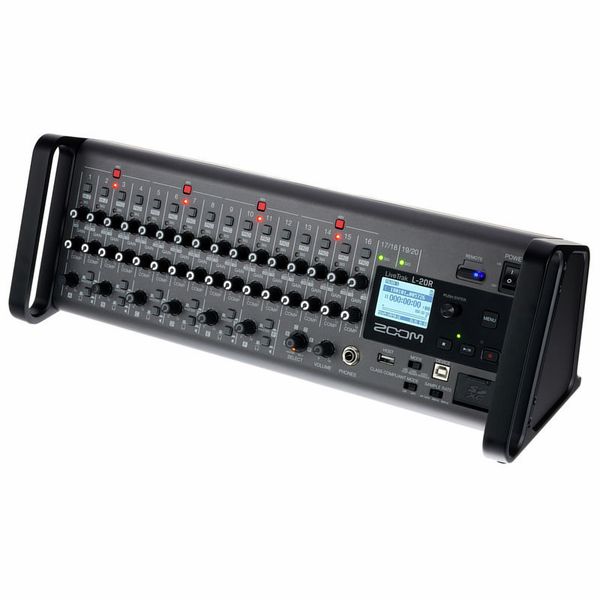 ZOOM LIVETRAK 20-CHANNEL DIGITAL MIXER-RECORDER FOR STAGE USE L-20R