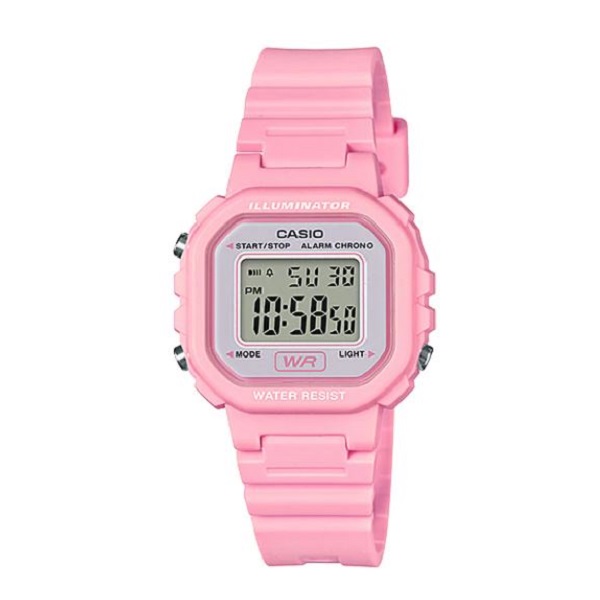 Casio Pink Band Digital Watch for Women - LA-20WH-4A1DF