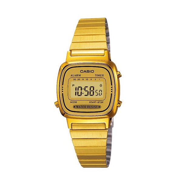 Casio Vintage Digital Watch for Women - LA670WGA-9DF