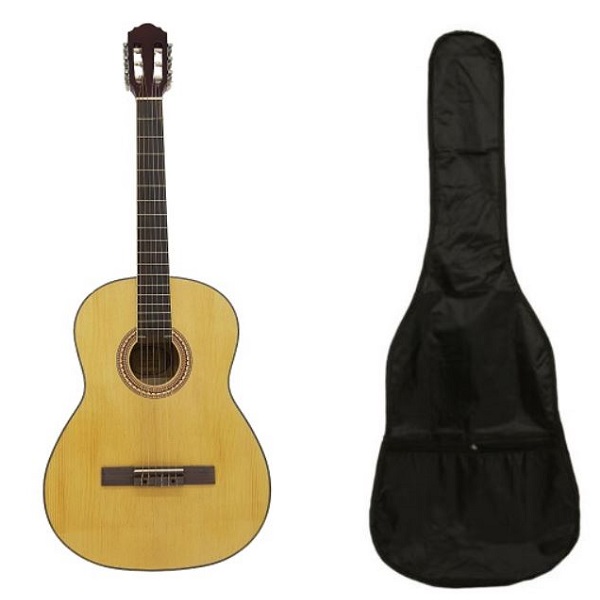 LCM Classic Guitar 39Inch with Bag, Natural  - LCM-C39CTY-NT