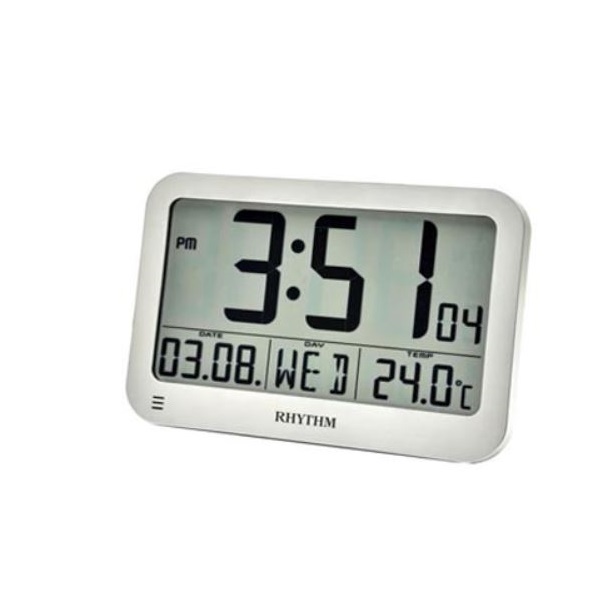 Rhythm Digital Alarm and Table Clock - LCT084NR19