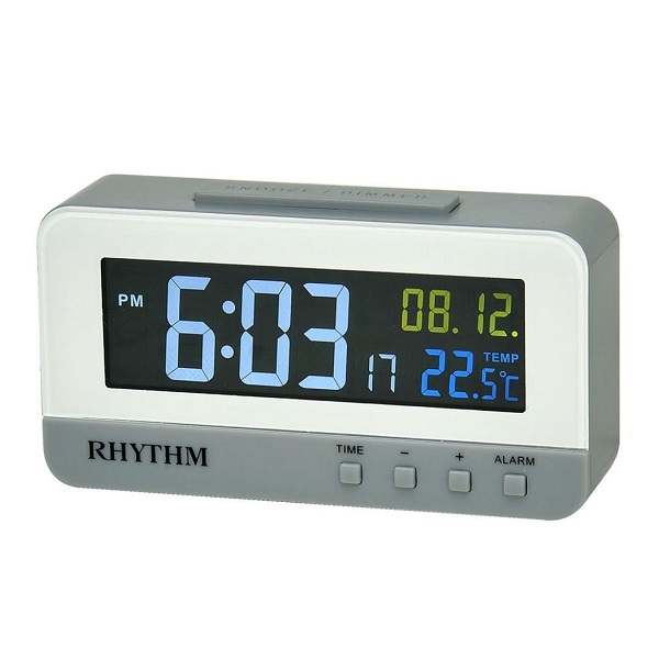 Rhythm Digital Alarm and Table Clock - LCT089NR03