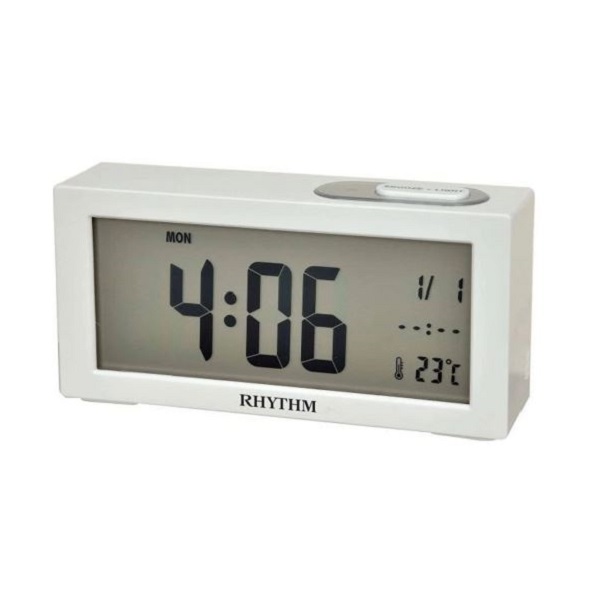 Rhythm Thermometer Beep Digital Alarm Clock - LCT092NR03