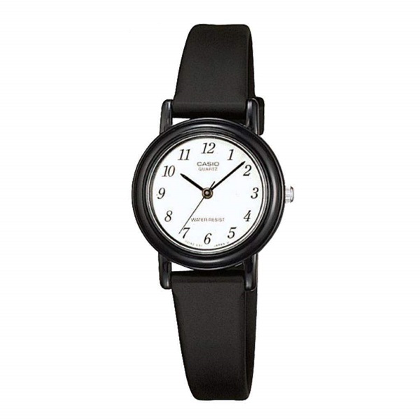 Casio Analog Black Rubber Strap Women's Watch - LQ-139BMV-1BLDF